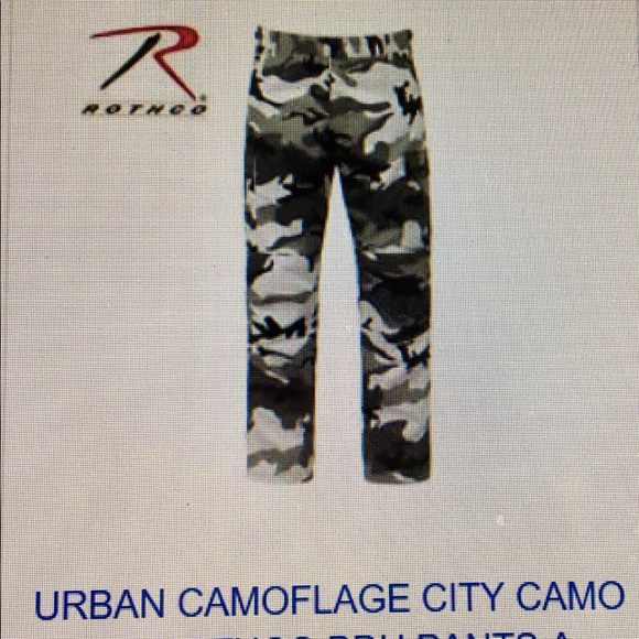 ROTHCO UNISEX CAMOFLAGE PANTS - Picture 2 of 3